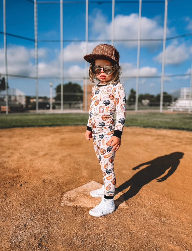Stand Tall, Play Ball Two Piece Set
