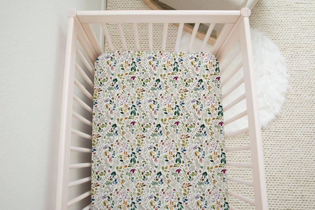 Floral Oasis Crib Sheet